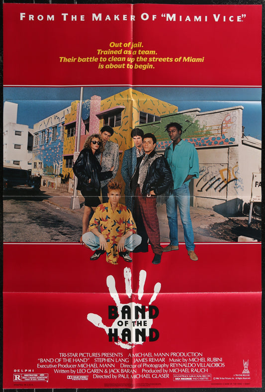 Band Of The Hand (1986) Original US One Sheet Movie Poster