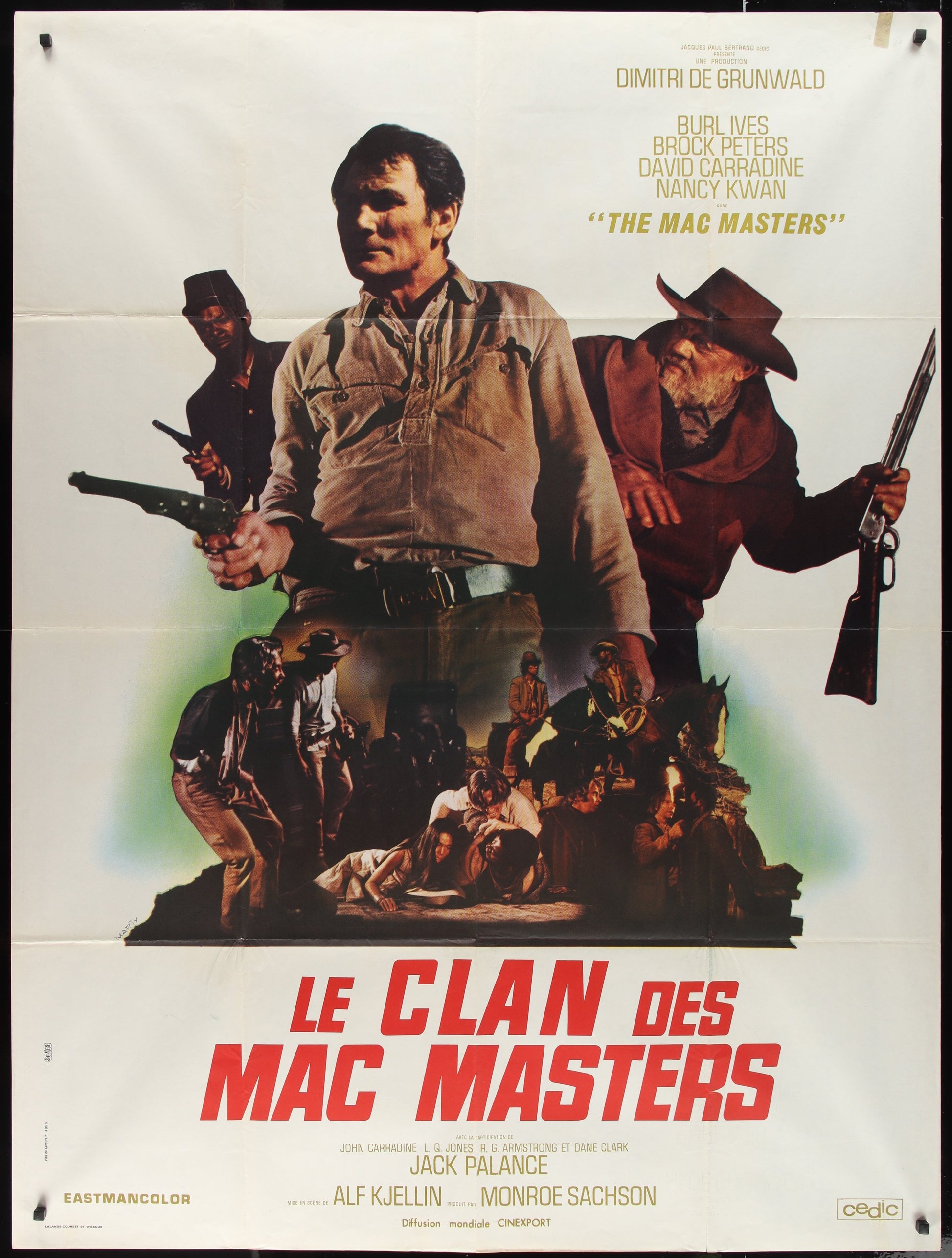 The McMasters (1969) Original French Grande Movie Poster