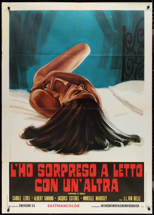 Perverse et Docile (1971) Original Italian One Panel Movie Poster