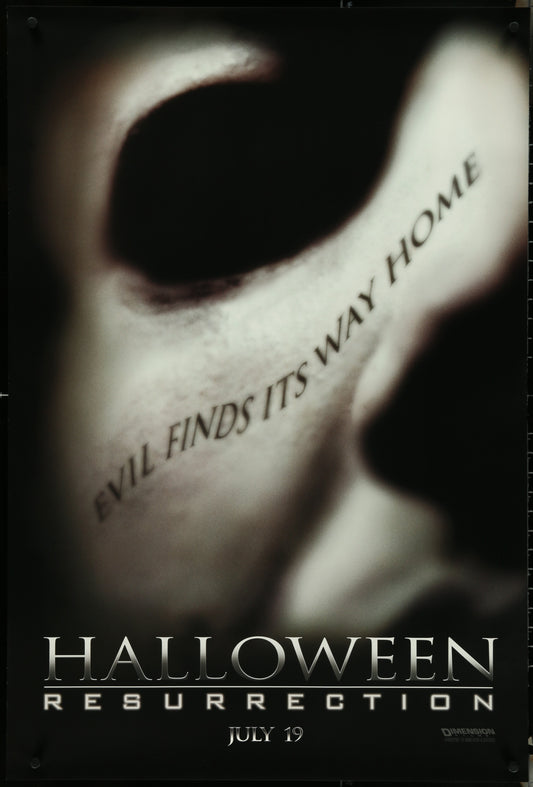 Halloween Resurrection (2002) Original US One Sheet Movie Poster
