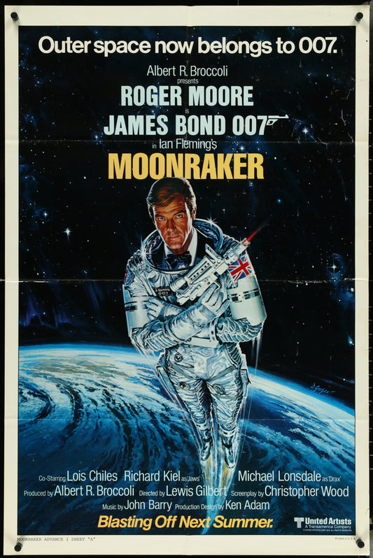 Moonraker (1979) Original US One Sheet Movie Poster