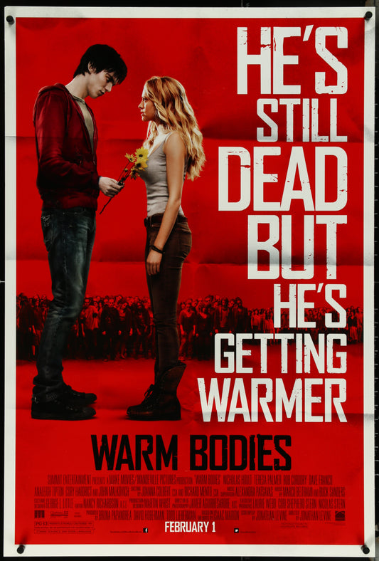 Warm Bodies (2013) Original US One Sheet Movie Poster