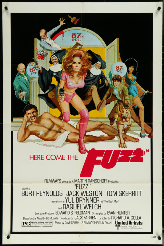 Fuzz (1972) Original US One Sheet Movie Poster