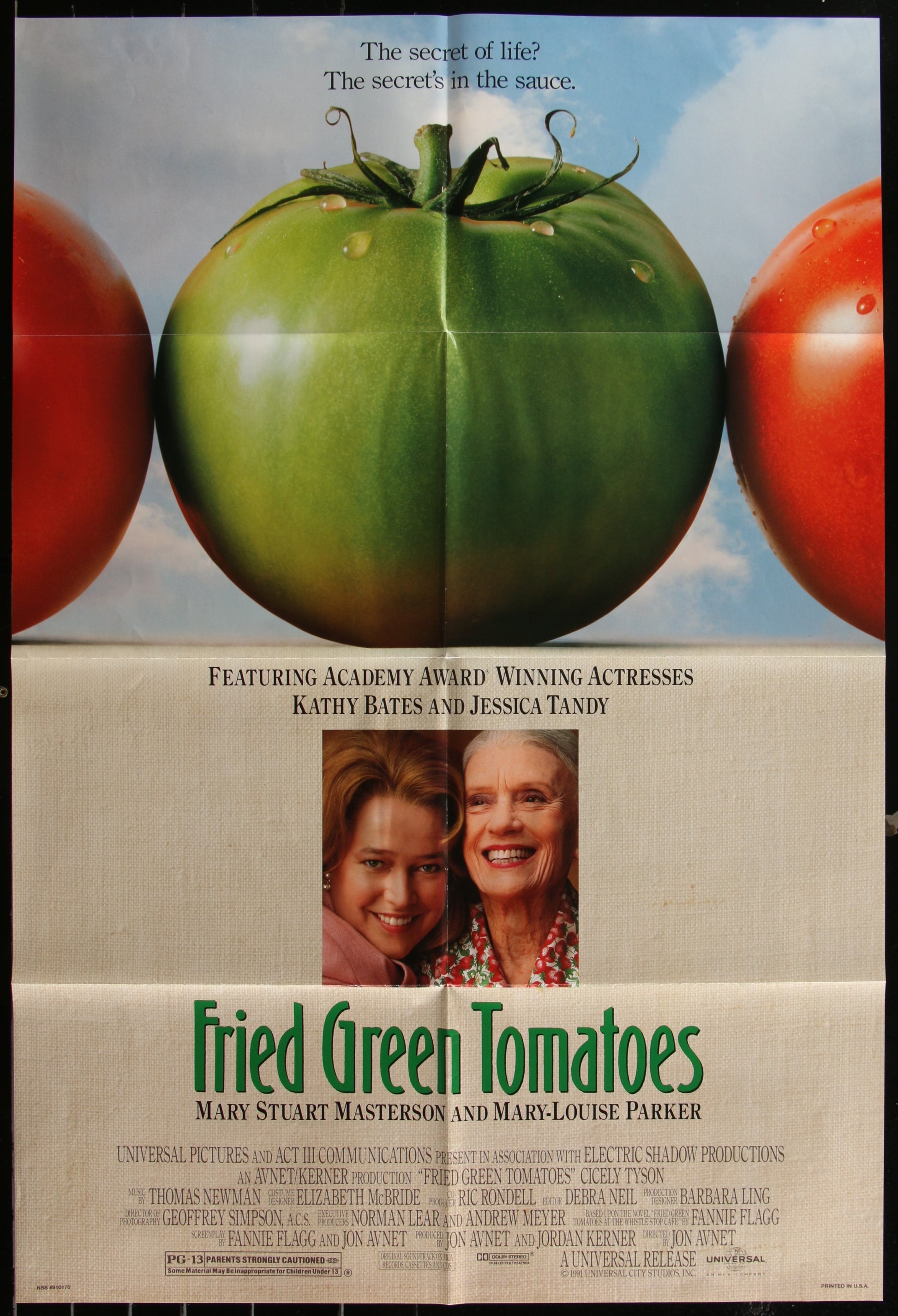 Fried Green Tomatoes (1991) Original US One Sheet Movie Poster