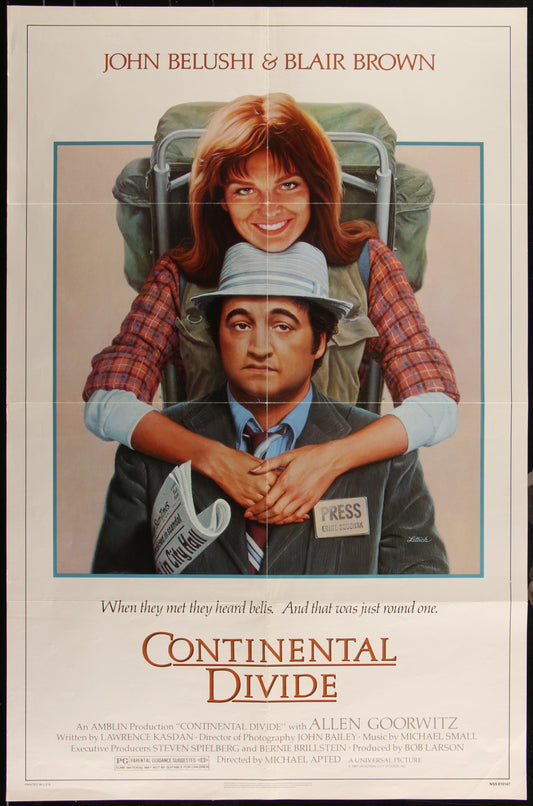 Continental Divide (1981) Original US One Sheet Movie Poster