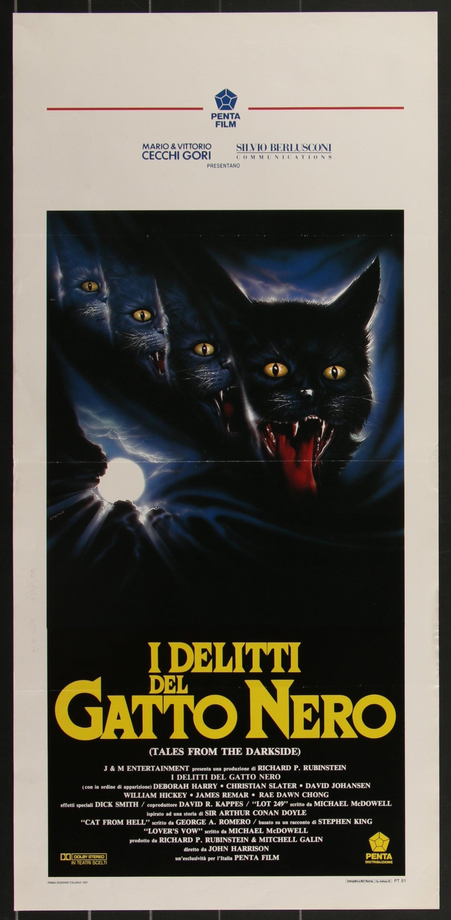 Tales From The Darkside (1990) Original Italian Locandina Movie Poster