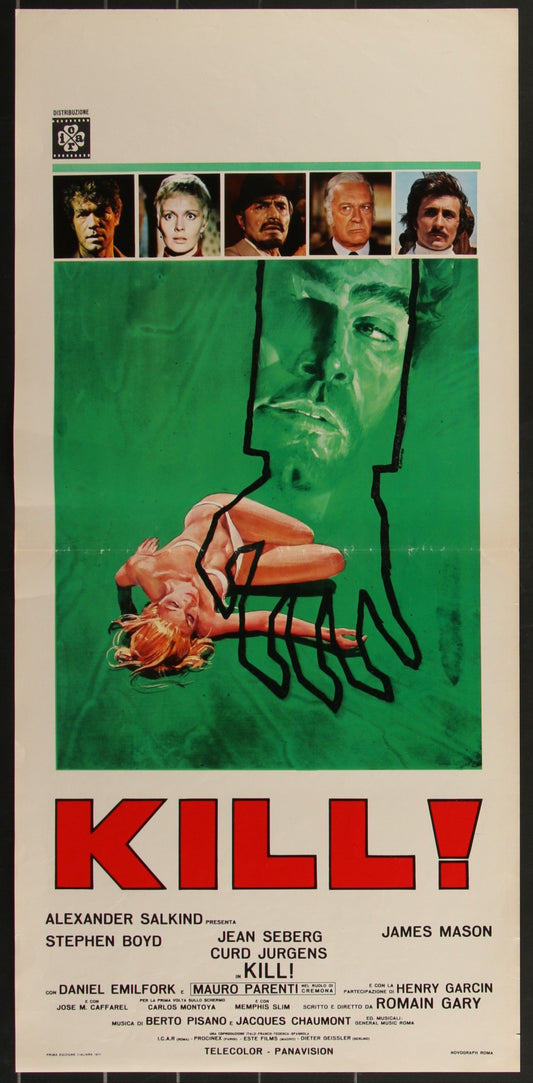 Kill! (1971) Original Italian Locandina Movie Poster