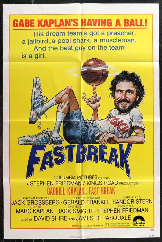 Fast Break (1979) Original US One Sheet Movie Poster