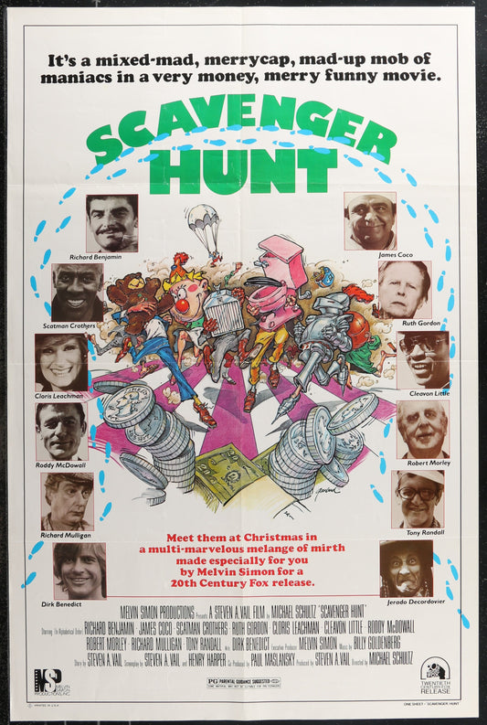 Scavenger Hunt (1979) Original US One Sheet Movie Poster