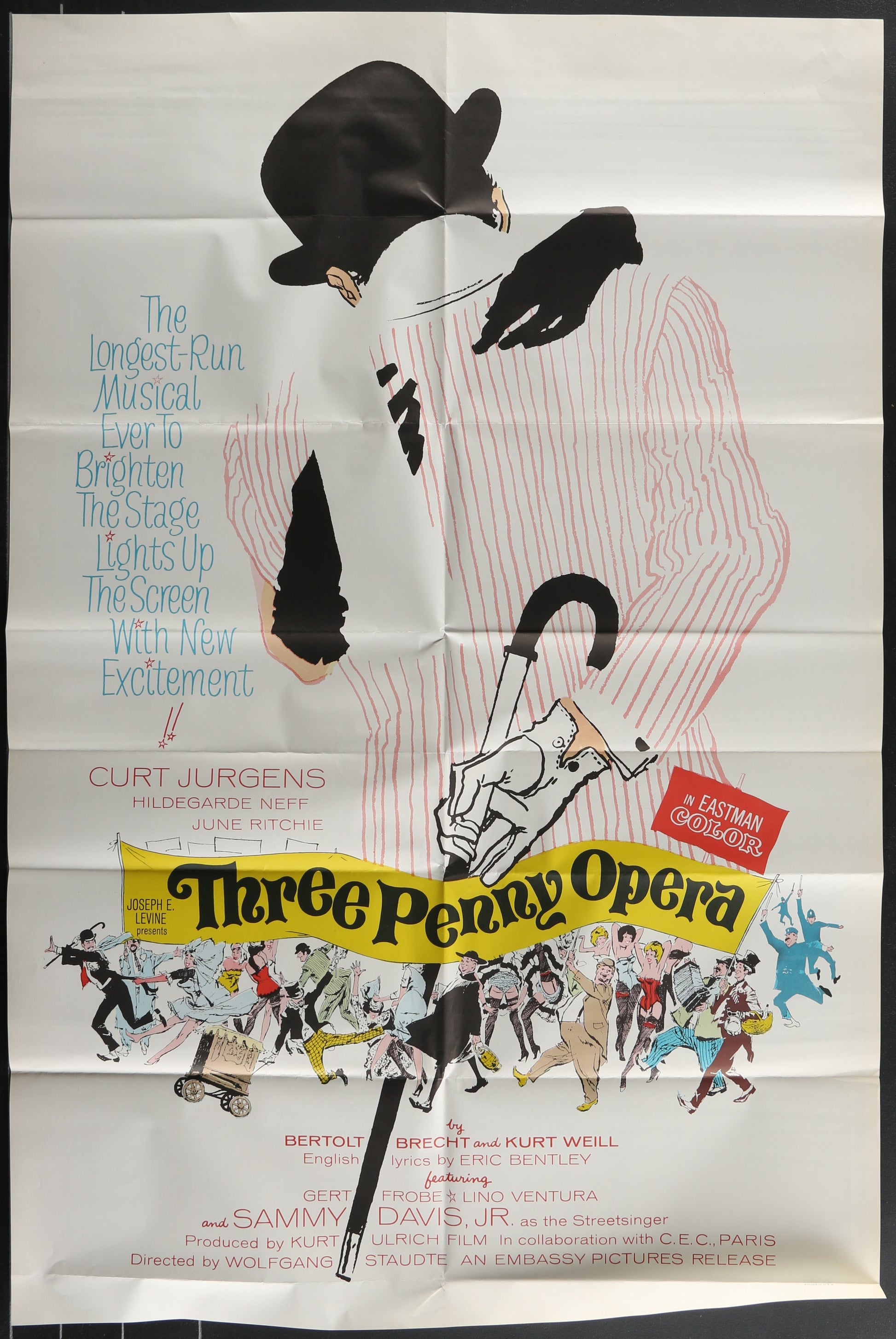 Three Penny Opera (1963) Original US One Sheet Movie Poster