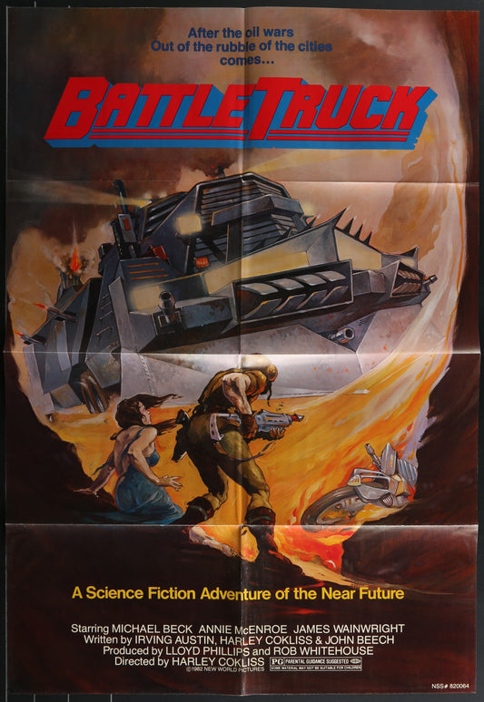 Battle Truck (1982) Original US One Sheet Movie Poster