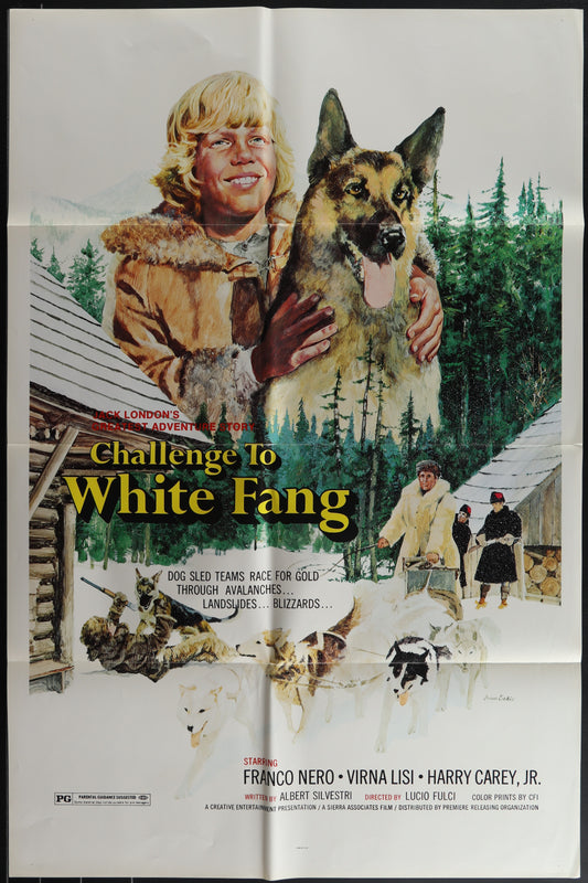 Challenge To White Fang (1975) Original US One Sheet Movie Poster