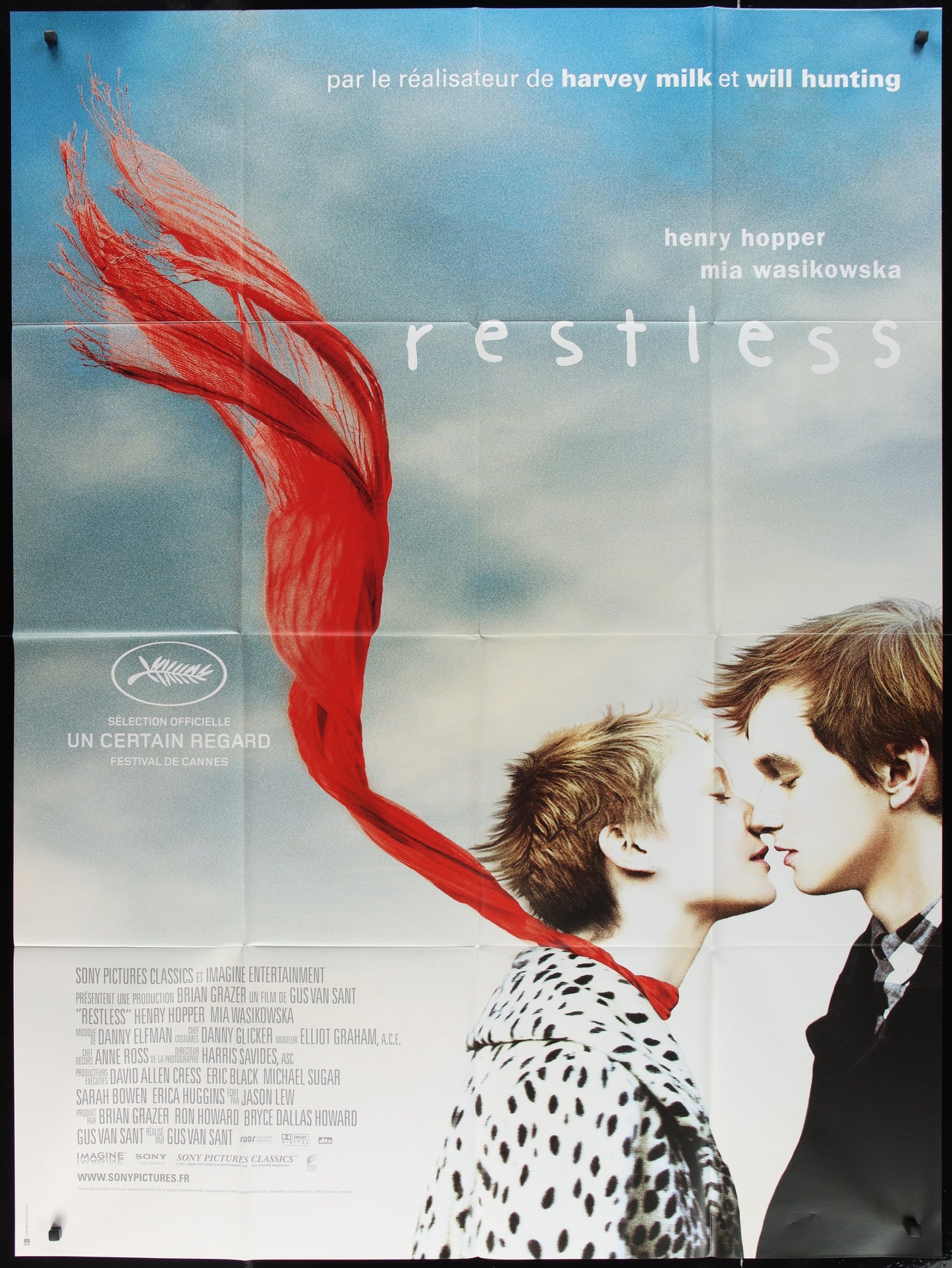 Restless (2011) Original French One Panel Movie Poster