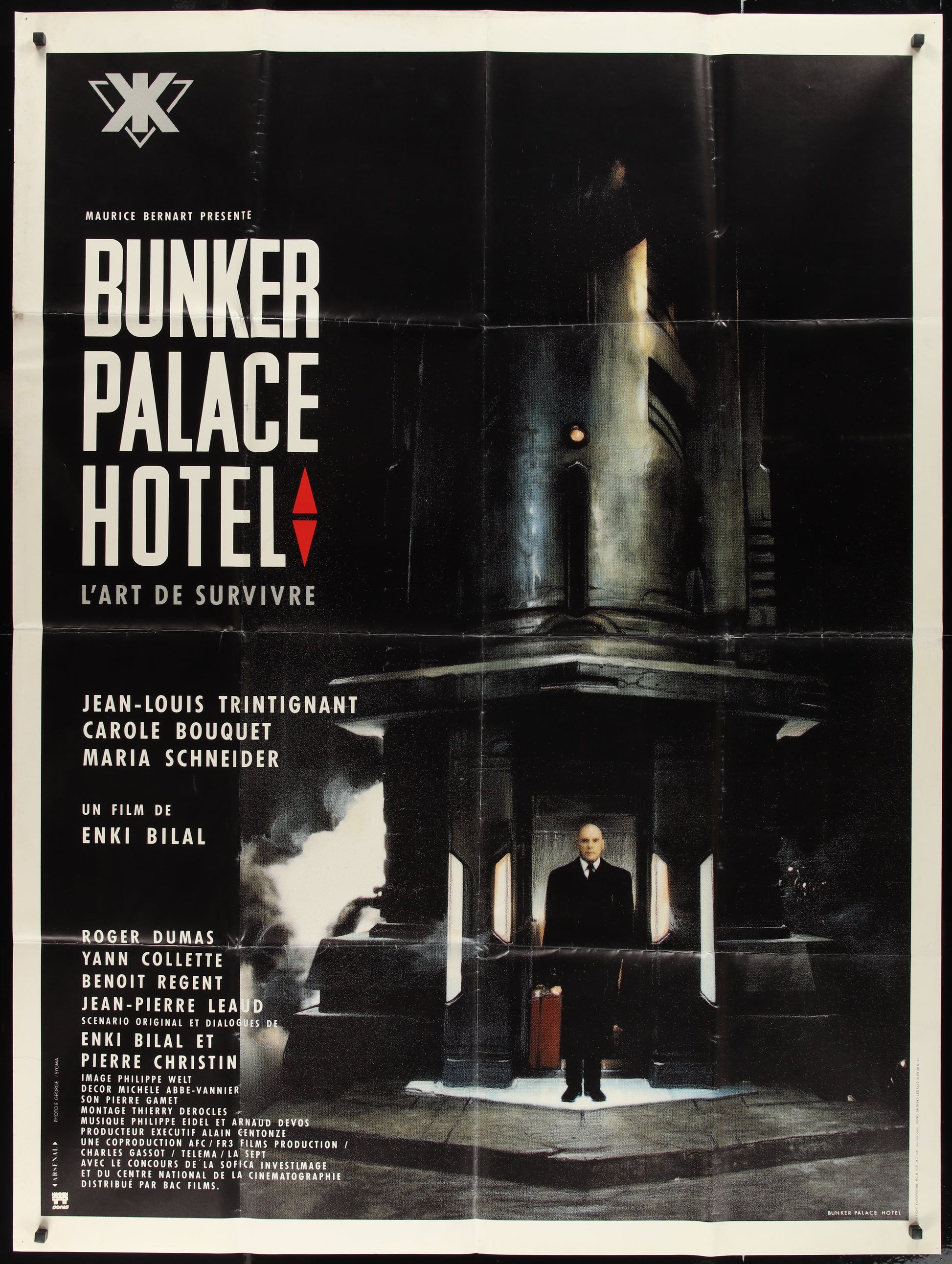 Bunker Palace Hotel (1989) Original French Grande Movie Poster