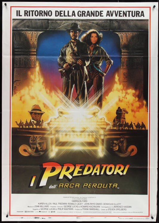 Raiders Of The Lost Ark (1981) Original US One Sheet Movie Poster