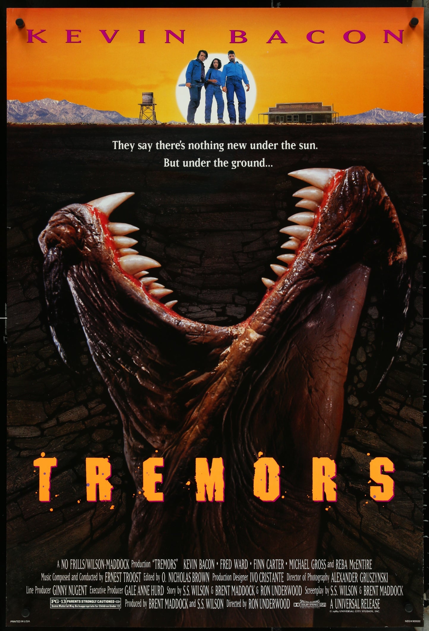 Tremors (1990) Original US One Sheet Movie Poster
