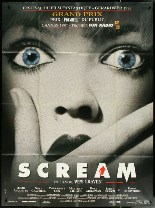 Scream (1996) Original French One-Panel (Grande) Movie Poster