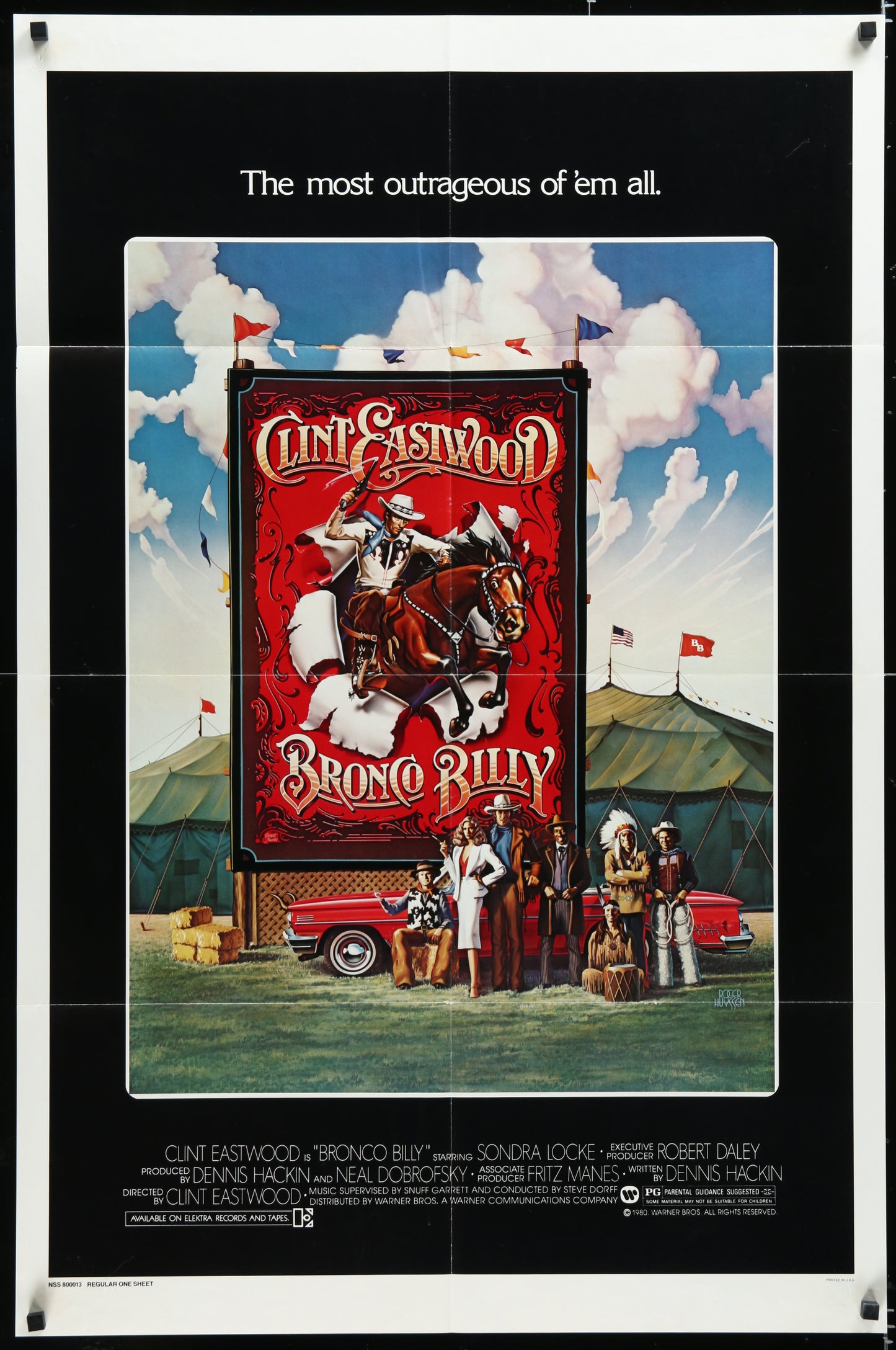 Bronco Billy (1980) Original US One Sheet Movie Poster