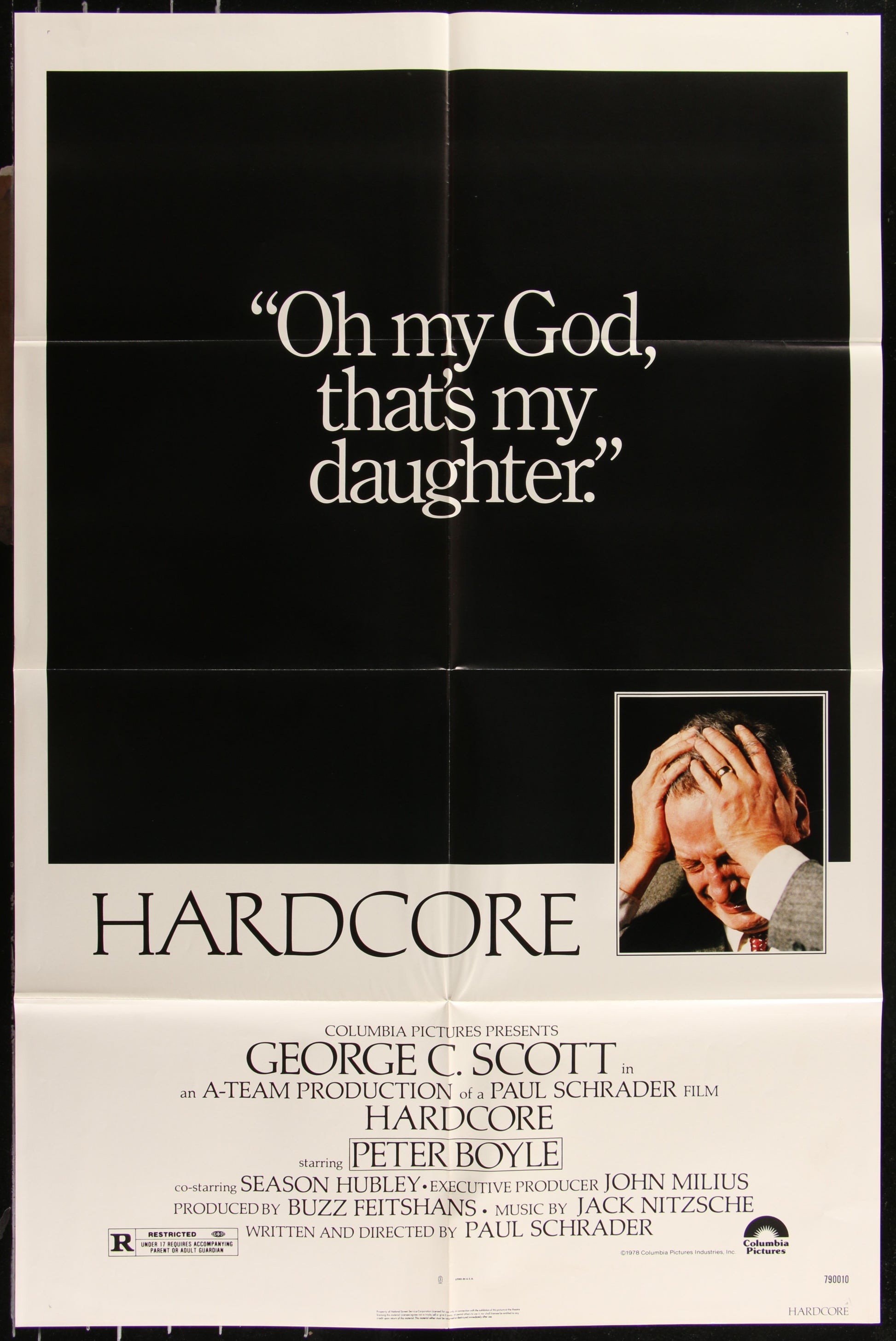 Hardcore (1979) Original US One Sheet Movie Poster
