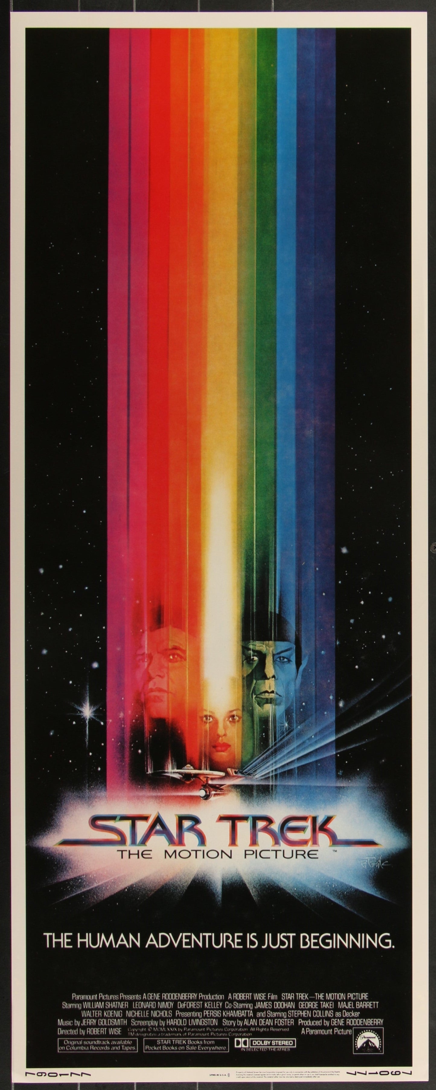 Star Trek: The Motion Picture (1979) Original US Insert Movie Poster