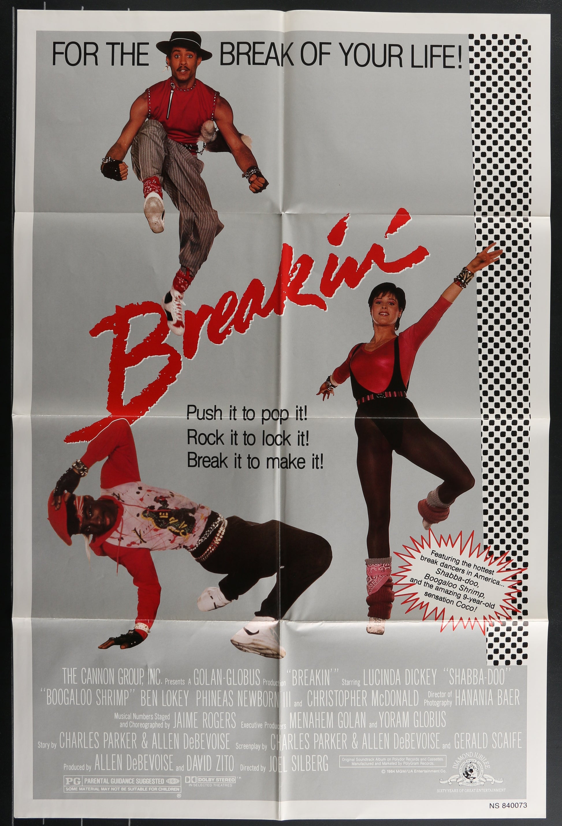 Breakin' (1984) Original US One Sheet Movie Poster