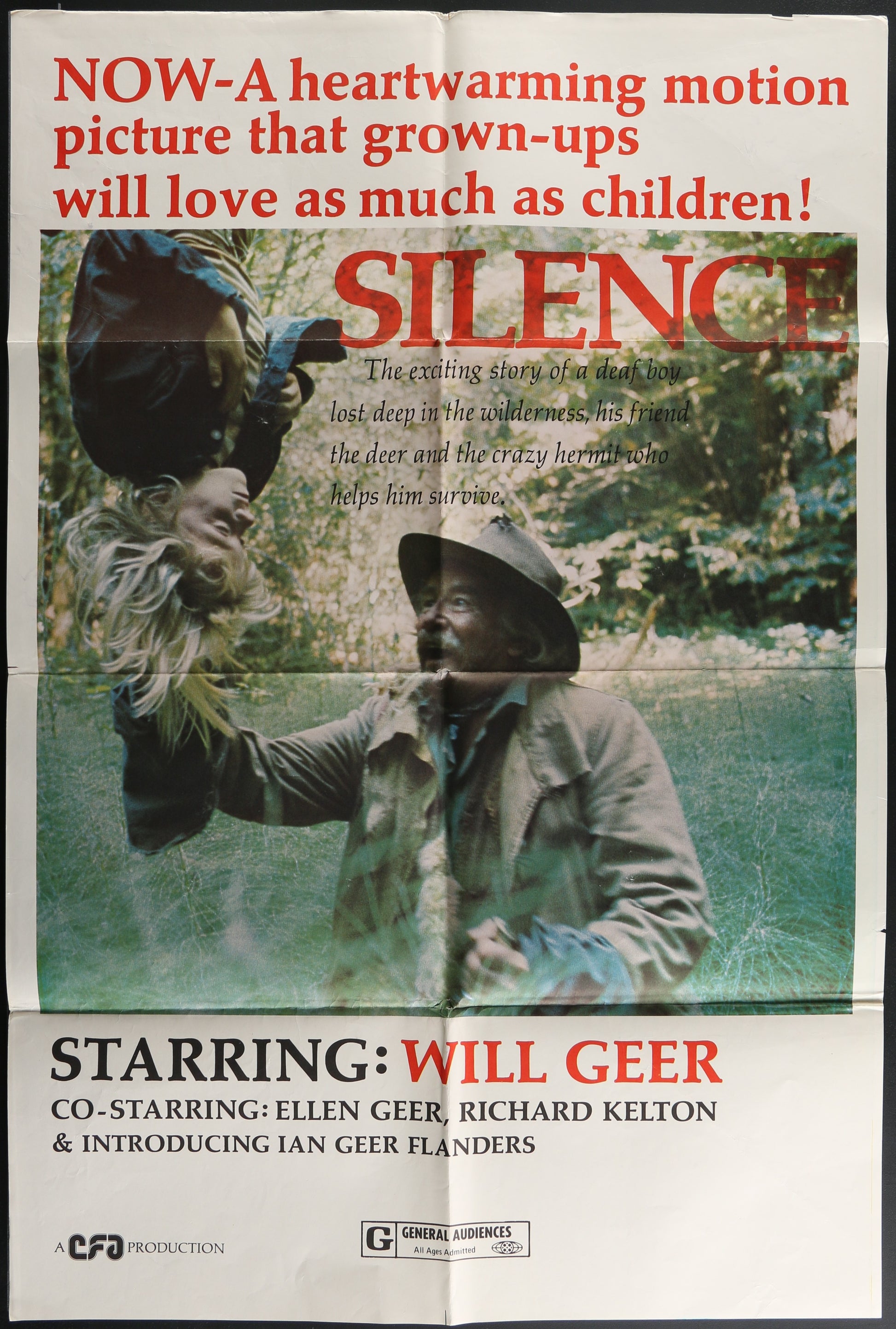 Silence (1974) Original US One Sheet Movie Poster