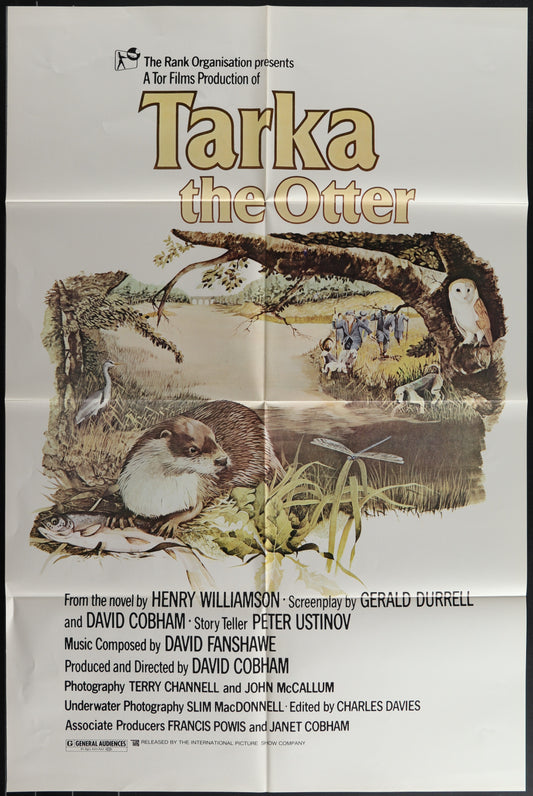 Tarka The Otter (1979) Original US One Sheet Movie Poster