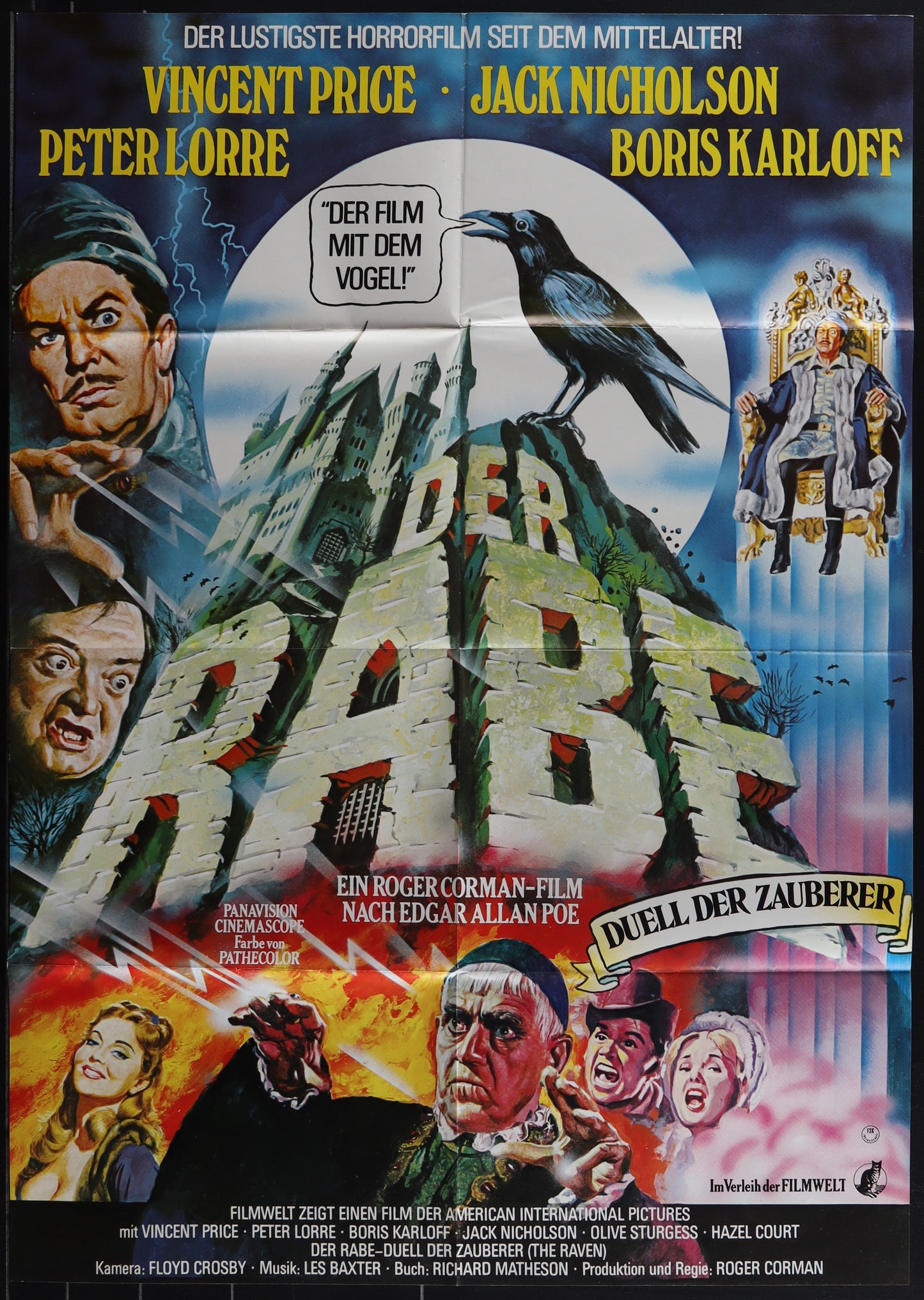 The Raven (1980) Original German A1 Movie Poster