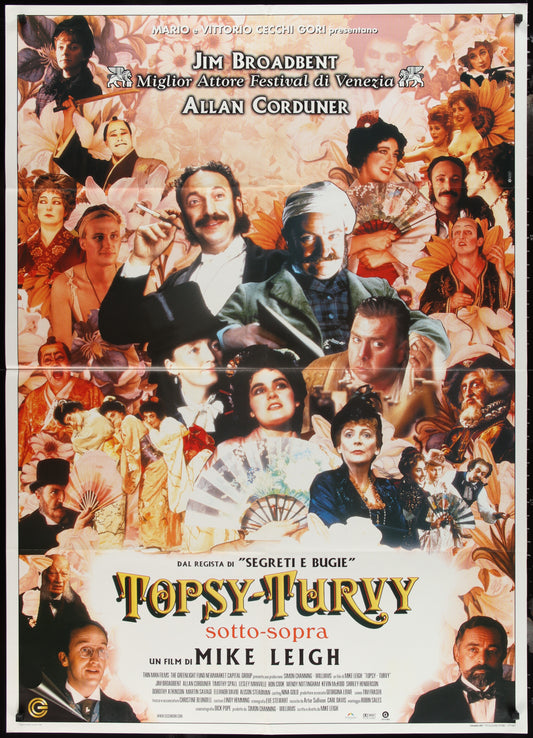 Topsy-Turvy (1999) Original Italian One Panel Movie Poster