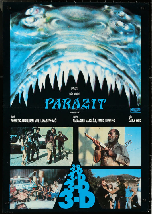 Parasite (1982) Original Yugoslav Movie Poster