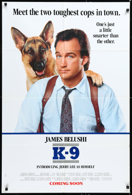 K-9 (1989) Original US One Sheet Movie Poster