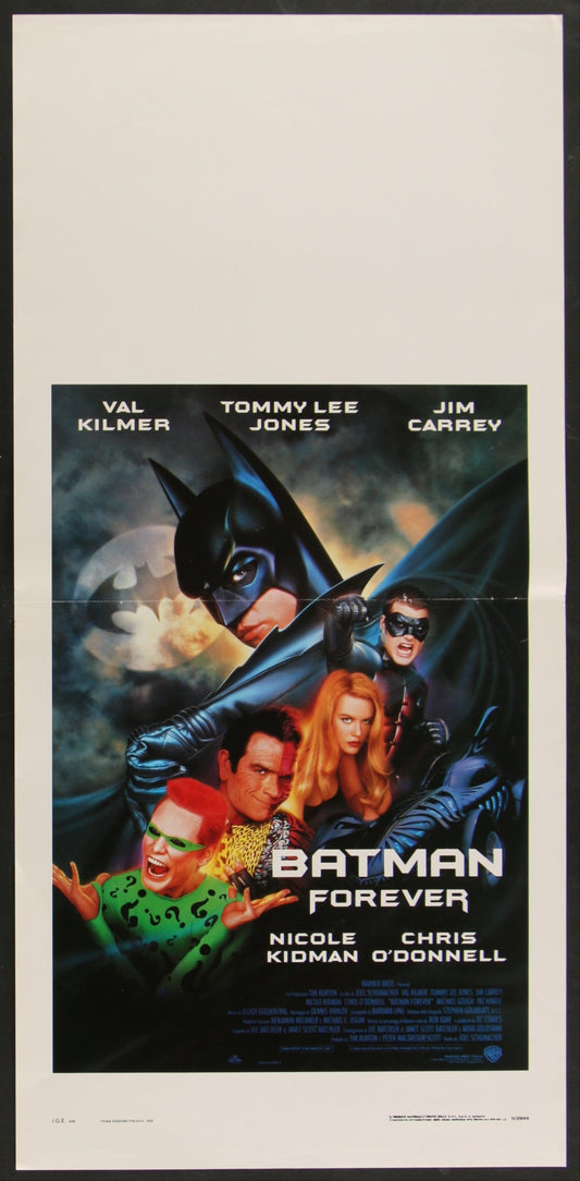 Batman Forever (1995) Original Italian Locandina Movie Poster