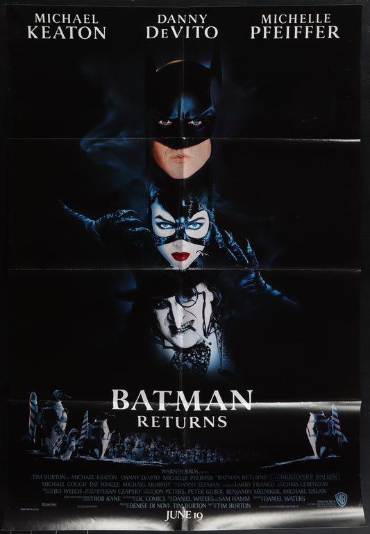 Batman Returns (1992) Original US One Sheet Movie Poster