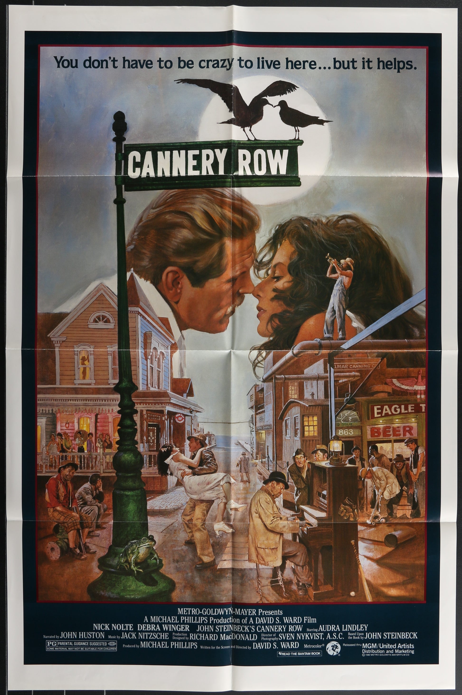 Cannery Row (1982) Original US One Sheet Movie Poster