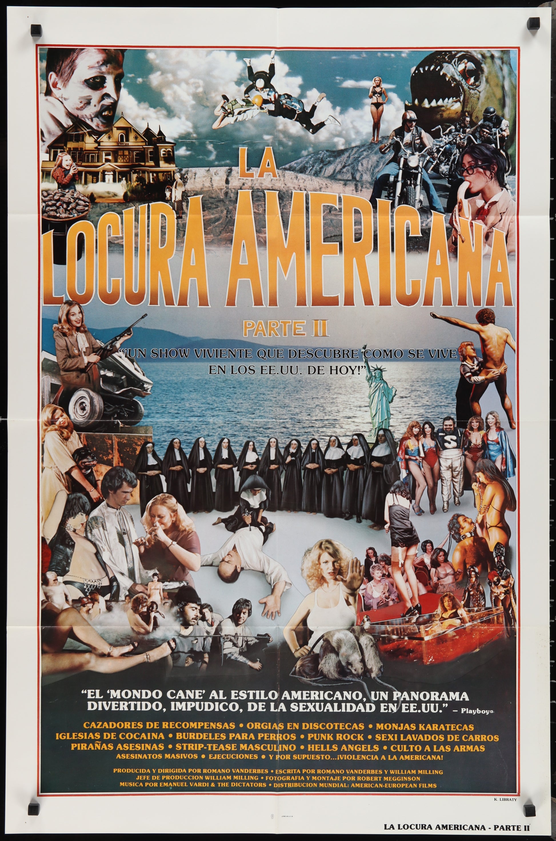 This Is America Part II (1977) Original Spanish Language One Sheet Movie Poster