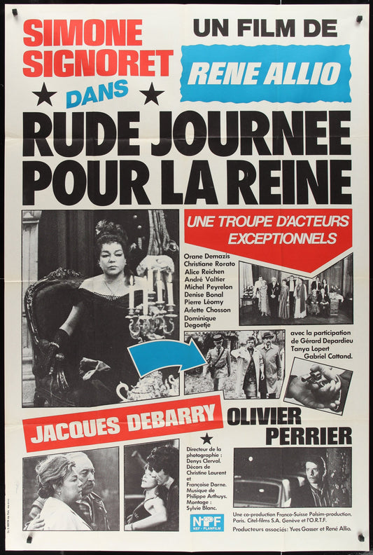 Rude Journée Pour La Reine (1973) Original French Grande Movie Poster