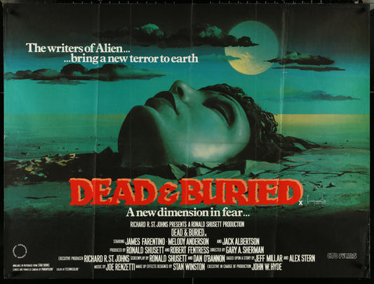 Dead & Buried (1981) Original UK Quad Movie Poster