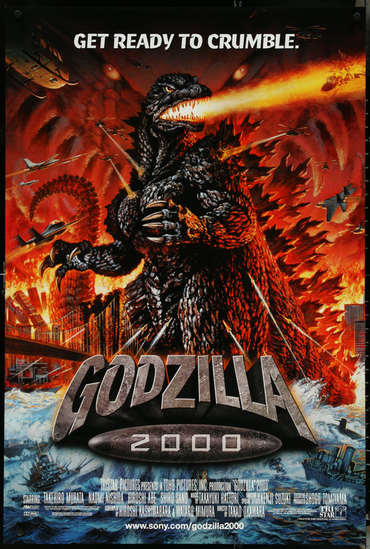 Godzilla 2000 (2000) Original US One Sheet Movie Poster