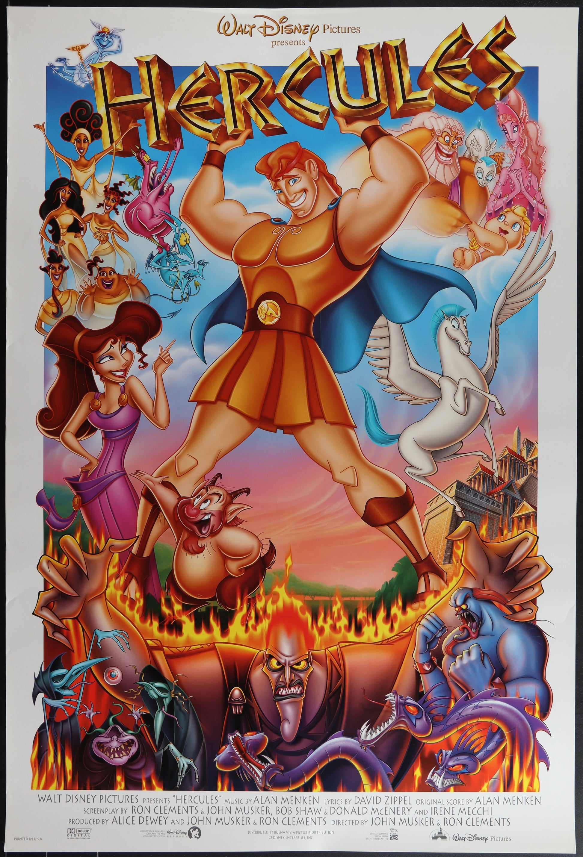 Hercules (1997) Original US One Sheet Movie Poster