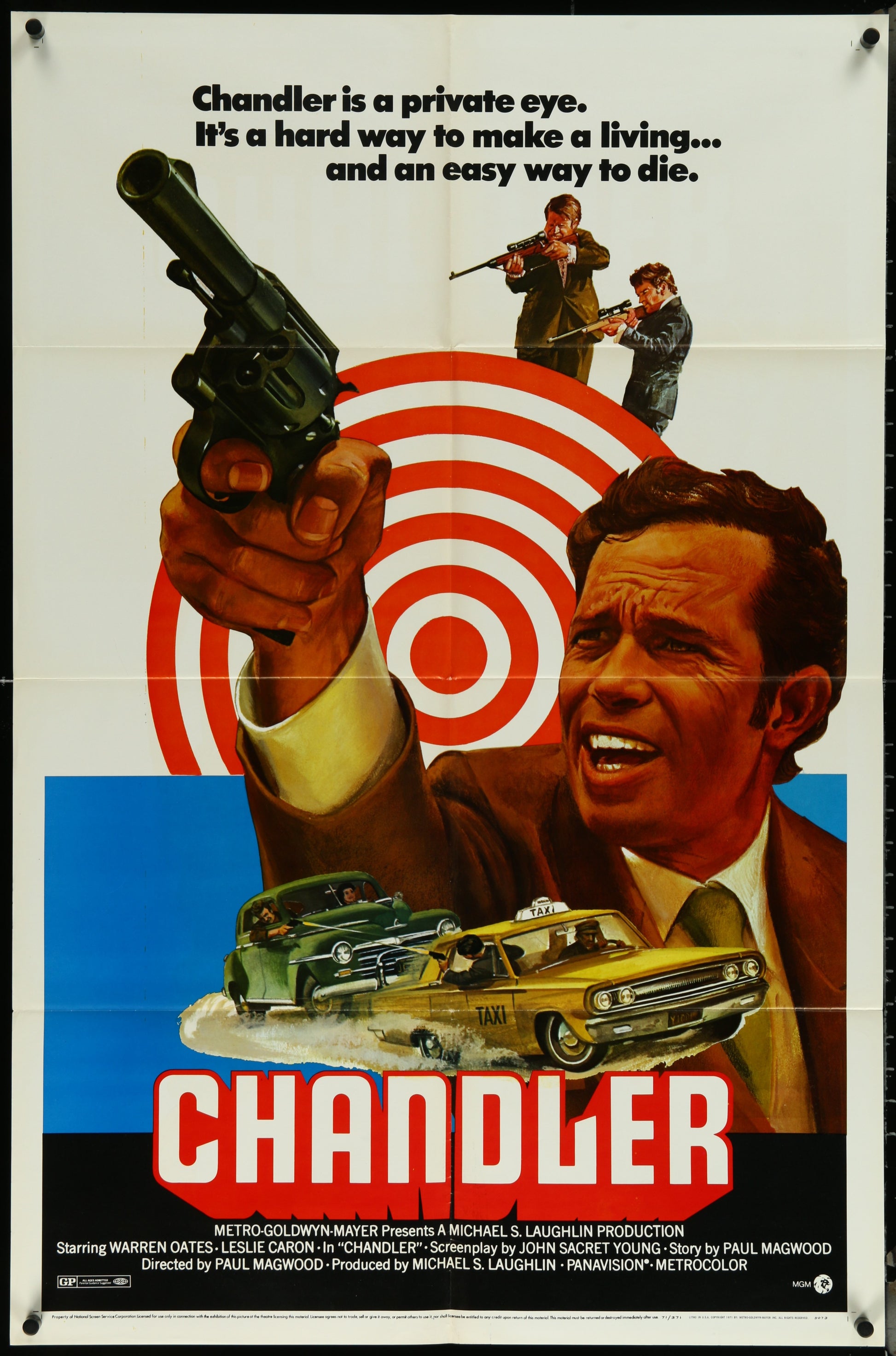 Chandler (1971) Original US One Sheet Movie Poster