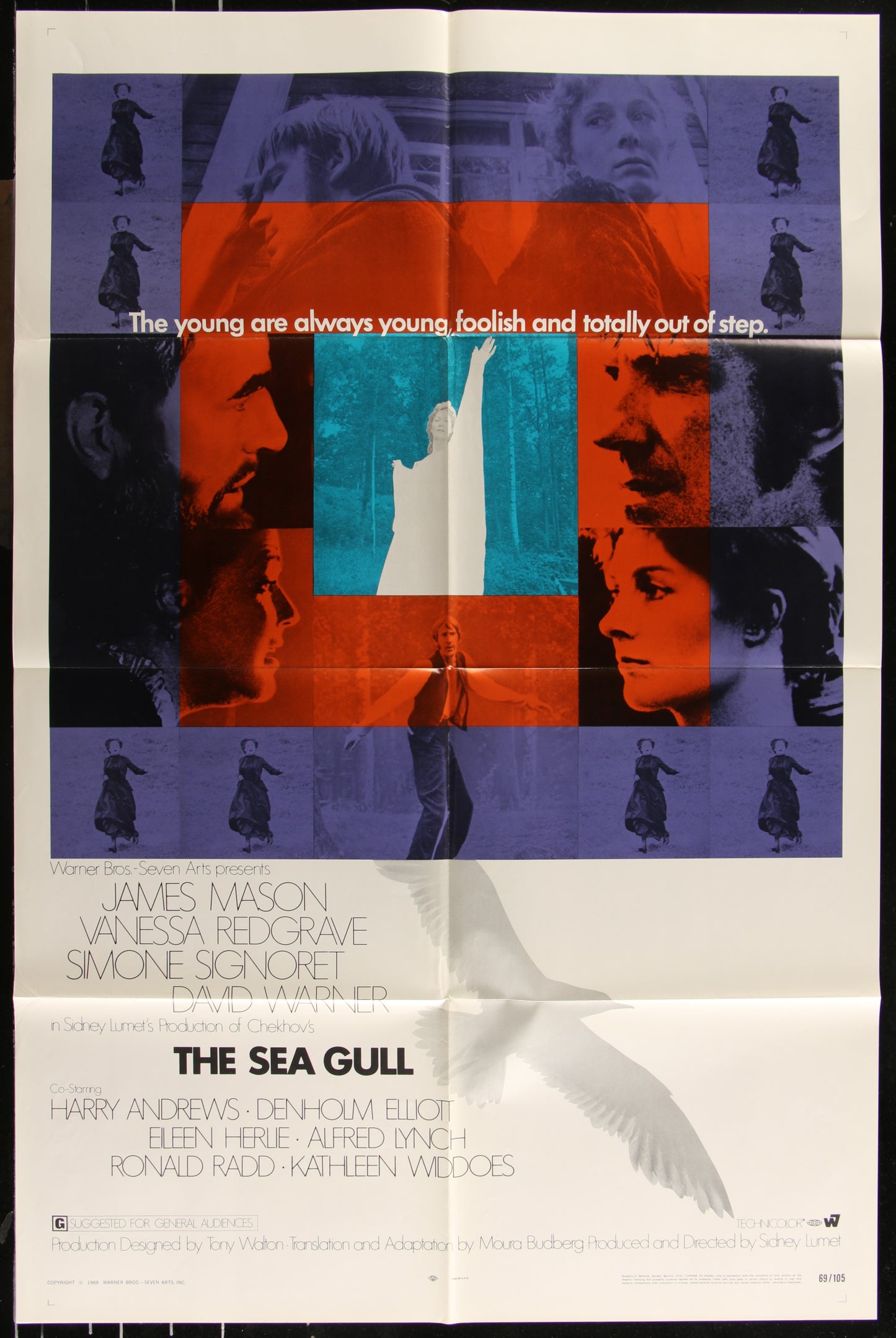 The Sea Gull (1969) Original US One Sheet Movie Poster