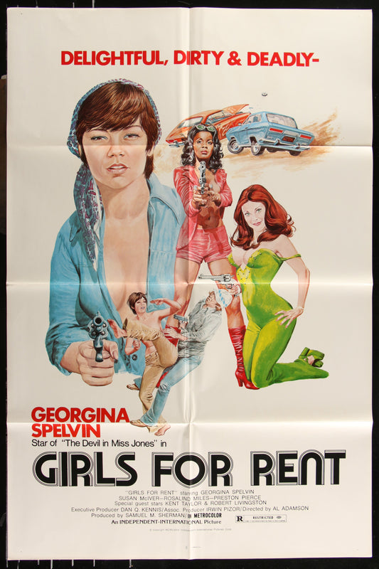 Girls For Rent (1974) Original US One Sheet Movie Poster