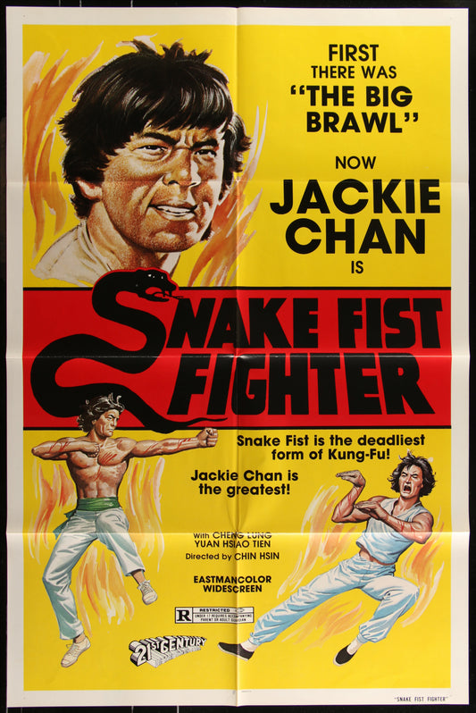 Snake Fist Fighter (1981) Original US One Sheet Movie Poster