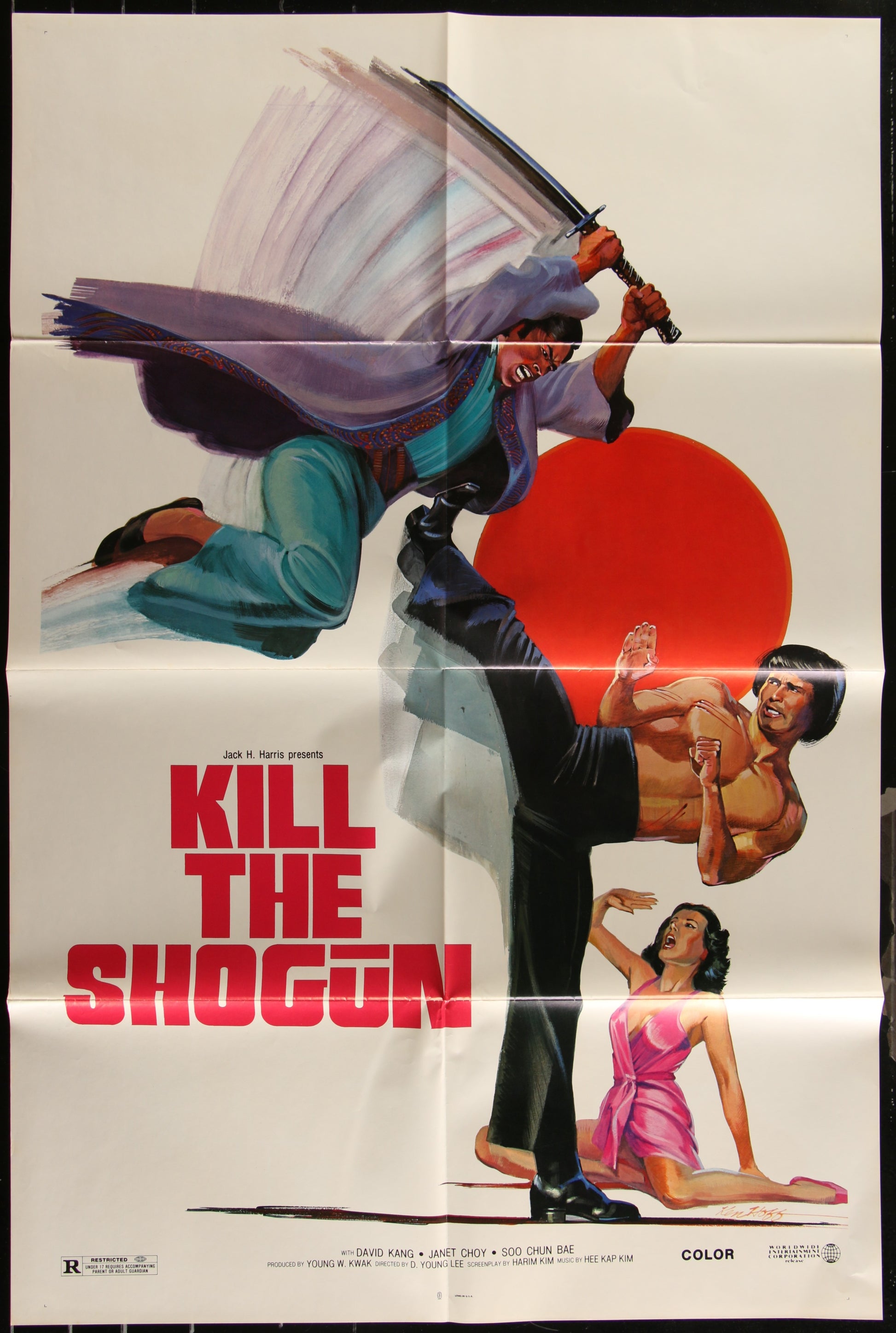 Kill The Shogun (1981) Original US One Sheet Movie Poster