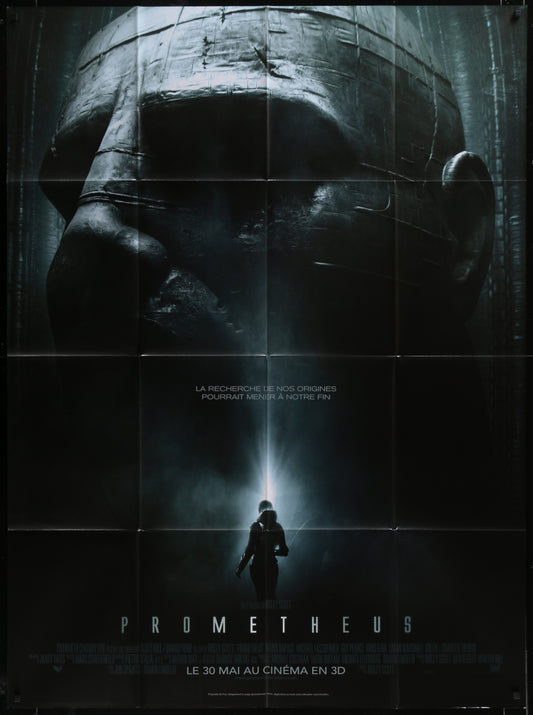 Prometheus (2012) Original French One Panel Movie Poster