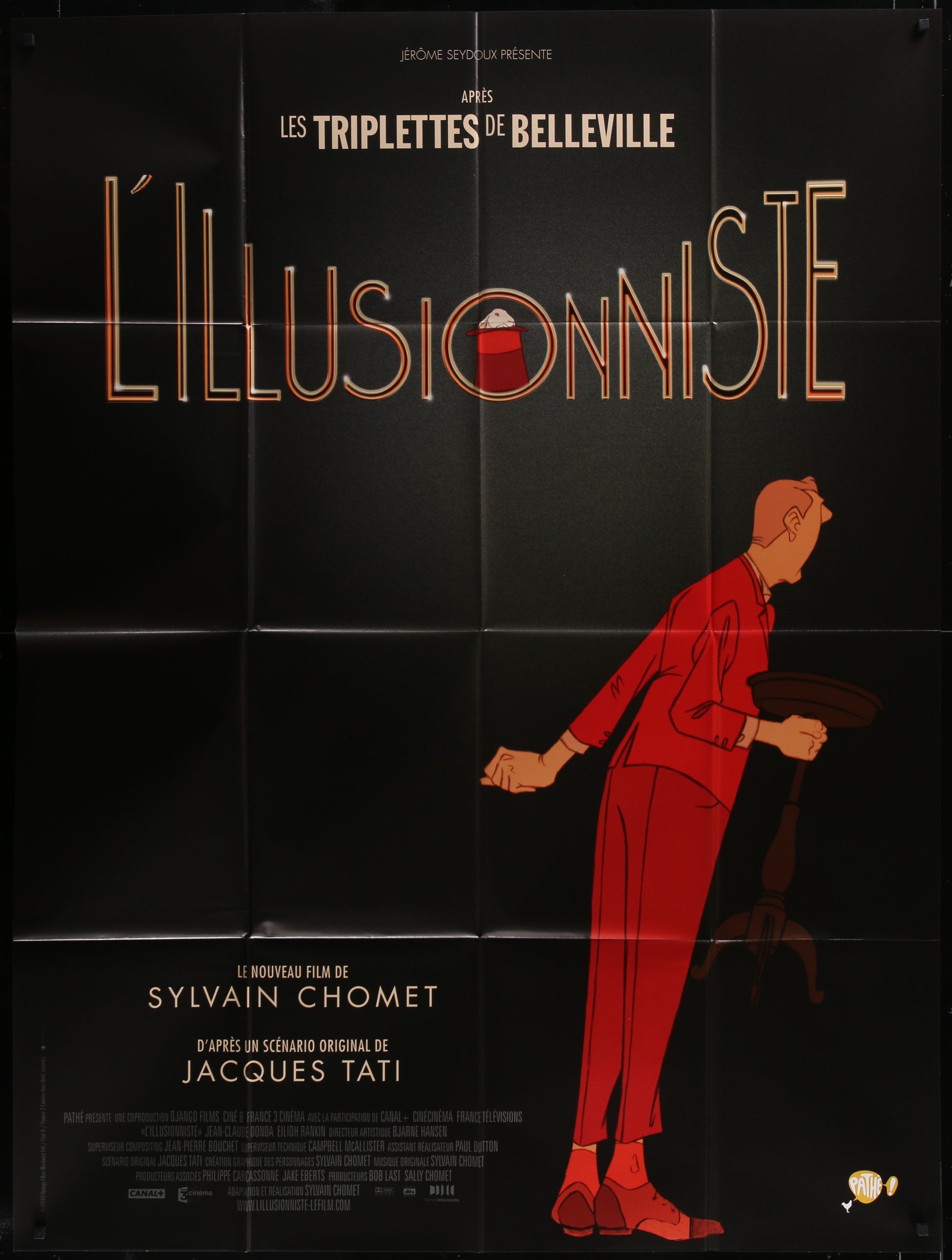 The Illusionist (2010) Original French One Panel Movie Poster