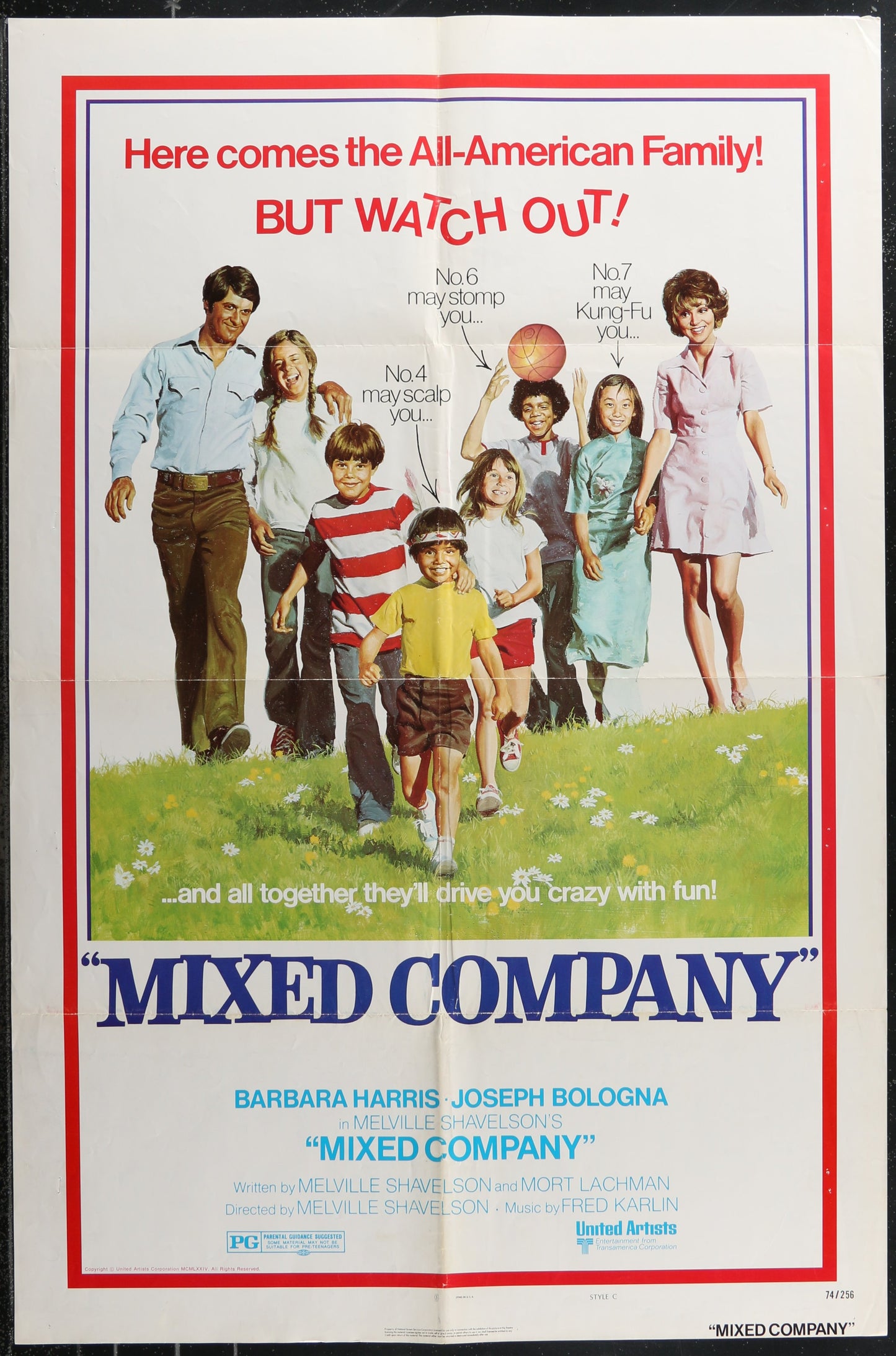 Mixed Company (1974) Original US One Sheet Movie Poster