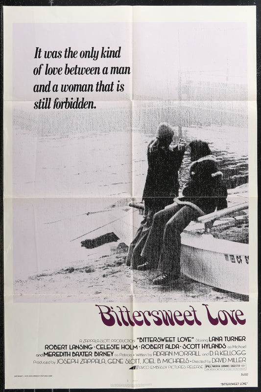 Bittersweet Love (1976) Original US One Sheet Movie Poster