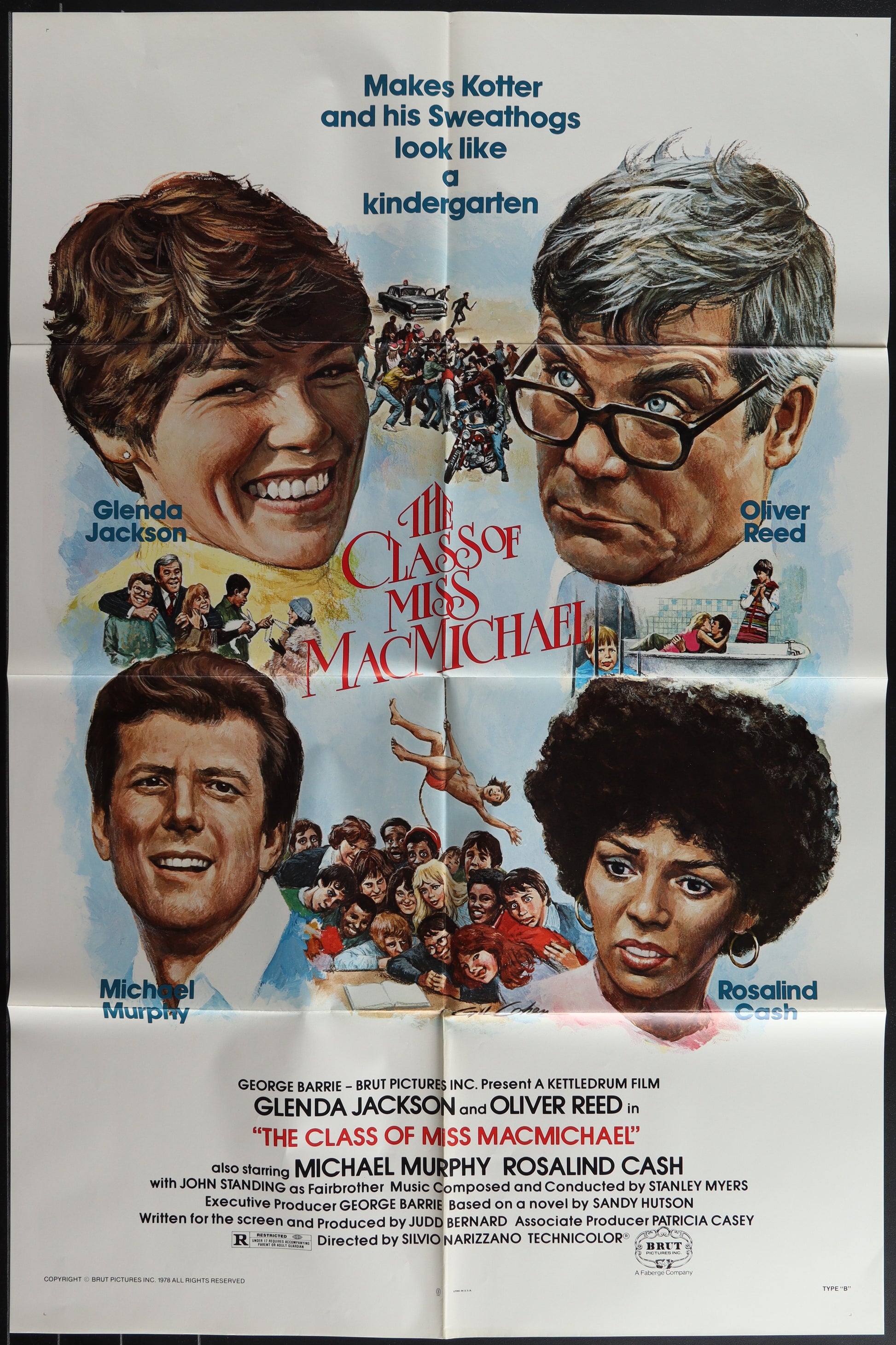 The Class Of Miss MacMichael (1978) Original US One Sheet Movie Poster