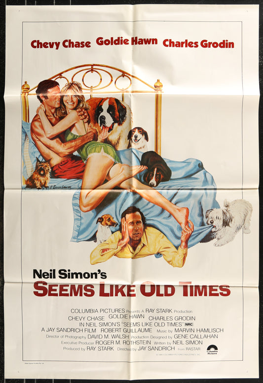 Seems Like Old Times (1980) Original Australian One Sheet Movie Poster